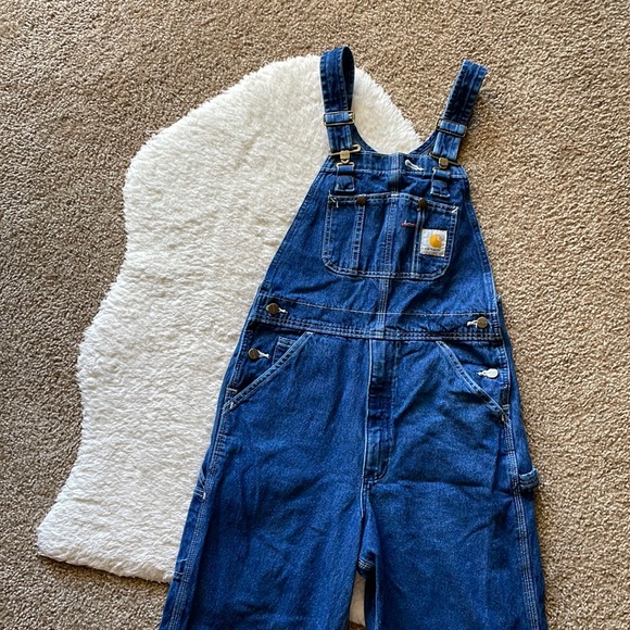 Carhartt Jeans Mens Carhartt Blue Denim 0 Cotton Bib Overalls 30x30